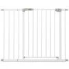 Hauck Treppenschutzgitter Stop N Safe 2 (96 bis 101 cm) inkl. 21 cm Verlängerung - ohne Bohren - White