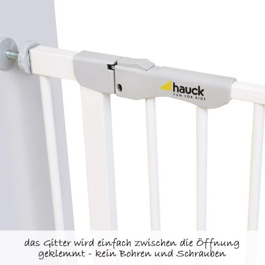 Hauck Tür- & Treppenschutzgitter Autoclose'n Stop - White 3 Hauck Tür- & Treppenschutzgitter Autoclose'n Stop - White – Bild 3