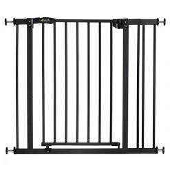 Hauck Tür- & Treppenschutzgitter Close'n Stop inkl. 9 cm Verlängerung - Charcoal