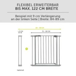 Hauck Türschutzgitter Stop N Safe 2 (75 bis 80 cm) ohne Bohren - Silver 11 Hauck Türschutzgitter Stop N Safe 2 (75 bis 80 cm) ohne Bohren - Silver -Wohnen & Schlafen Verkäufe hauck turschutzgitter stop n safe 2 75 bis 80 cm ohne bohren silver 597316 d6