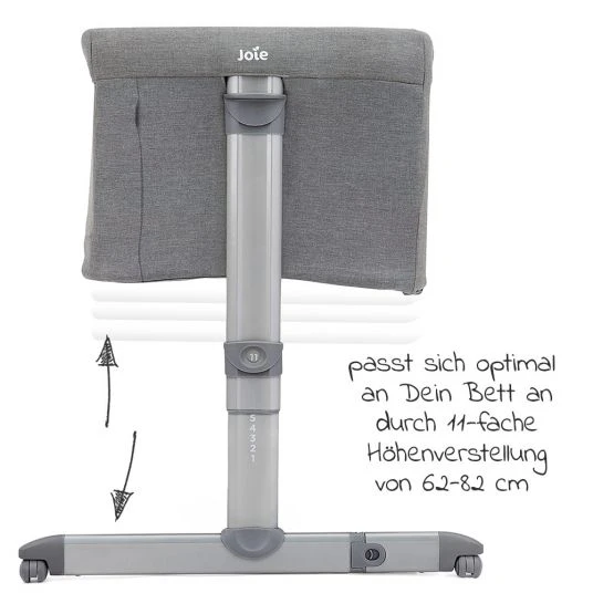 Joie Beistell- & Reisebett Roomie inkl. Matratze & Transporttasche - Gray Flanel - Kollektion 2022 4 Joie Beistell- & Reisebett Roomie inkl. Matratze & Transporttasche - Gray Flanel - Kollektion 2022 – Bild 4