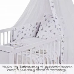 Jonka Babybett-Komplett-Set Mona inkl. Bettwäsche, Himmel, Nestchen & Matratze 70 x 140 cm - Spielbär - Weiß 9 Jonka Babybett-Komplett-Set Mona inkl. Bettwäsche, Himmel, Nestchen & Matratze 70 x 140 cm - Spielbär - Weiß -Wohnen & Schlafen Verkäufe jonka babybett komplett set mona inkl bettwasche himmel nestchen matratze 70 x 140 cm spielbar weiss kp 500 4050 05 d3