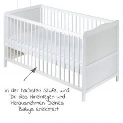 Jonka Babybett und Kinderbett Mona 70 x 140 cm - Weiß 8 Jonka Babybett und Kinderbett Mona 70 x 140 cm - Weiß -Wohnen & Schlafen Verkäufe jonka babybett und kinderbett mona 70 x 140 cm weiss kp 500 0000 05 d2
