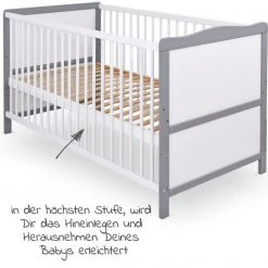 Jonka Babybett und Kinderbett Moritz 70 x 140 cm - Weiß Grau 8 Jonka Babybett und Kinderbett Moritz 70 x 140 cm - Weiß Grau -Wohnen & Schlafen Verkäufe jonka babybett und kinderbett moritz 70 x 140 cm weiss grau kp 500 0000 09 d2