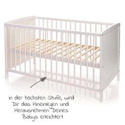 Jonka Kinderbett Sina Kiefer 60 x 120 cm - Weiß 8 Jonka Kinderbett Sina Kiefer 60 x 120 cm - Weiß -Wohnen & Schlafen Verkäufe jonka kinderbett sina kiefer 60 x 120 cm weiss kp 410 0000 05 d2