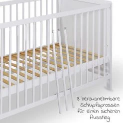 Jonka Kinderbett Sina Kiefer 60 x 120 cm - Weiß 9 Jonka Kinderbett Sina Kiefer 60 x 120 cm - Weiß -Wohnen & Schlafen Verkäufe jonka kinderbett sina kiefer 60 x 120 cm weiss kp 410 0000 05 d3