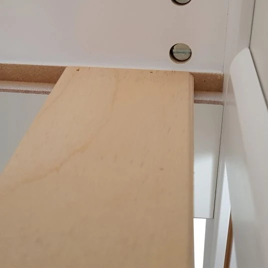 Jonka Kinderbett Sina Kiefer 60 x 120 cm - Weiß 6 Jonka Kinderbett Sina Kiefer 60 x 120 cm - Weiß – Bild 6