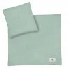Julius Zöllner Bettwäsche Musselin 80 x 80 / 35 x 40 cm - Grün