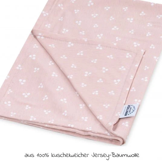 Julius Zöllner Kuscheldecke Jersey 70 x 100 cm - Leafy 2 Julius Zöllner Kuscheldecke Jersey 70 x 100 cm - Leafy – Bild 2