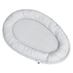 Julius Zöllner Kuschelnest NIDO Jersey - Tiny Squares - Grey