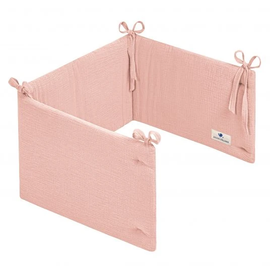 Julius Zöllner Nestchen Musselin 180 x 35 cm - Dusty Rose 1 Julius Zöllner Nestchen Musselin 180 x 35 cm - Dusty Rose