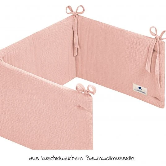 Julius Zöllner Nestchen Musselin 180 x 35 cm - Dusty Rose 3 Julius Zöllner Nestchen Musselin 180 x 35 cm - Dusty Rose – Bild 3