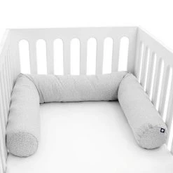 Julius Zöllner Nestchenschlange Jersey 180 cm - Tiny Squares Grey