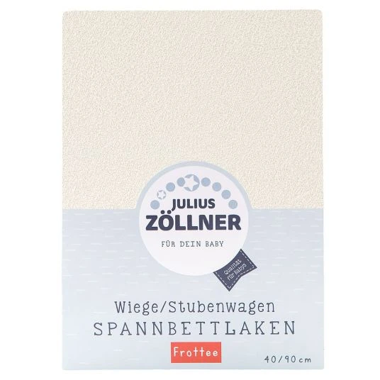 Julius Zöllner Spannbetttuch Frottee für kleine Matratzen 40 x 90 cm - Ecru 1 Julius Zöllner Spannbetttuch Frottee für kleine Matratzen 40 x 90 cm - Ecru