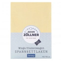 Julius Zöllner Spannbetttuch für kleine Matratzen 40 x 90 cm - Banana