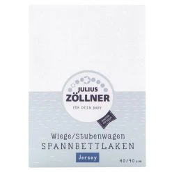 Julius Zöllner Spannbetttuch für kleine Matratzen 40 x 90 cm - Weiß