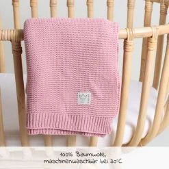Kaiser Babydecke Knitt Blanket in Strickoptik 75 x 100 cm - Birdal Rose - Kollektion 2022 -Wohnen & Schlafen Verkäufe kaiser babydecke knitt blanket in strickoptik 75 x 100 cm birdal rose 65314 491 d5