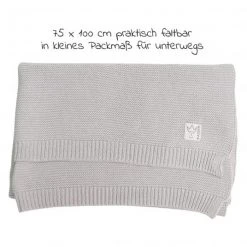 Kaiser Babydecke Knitt Blanket in Strickoptik 75 x 100 cm - Light Grey - Kollektion 2022 -Wohnen & Schlafen Verkäufe kaiser babydecke knitt blanket in strickoptik 75 x 100 cm light grey 65314 23 d3