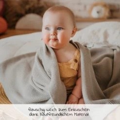 Kaiser Babydecke Knitt Blanket in Strickoptik 75 x 100 cm - Light Grey - Kollektion 2022 -Wohnen & Schlafen Verkäufe kaiser babydecke knitt blanket in strickoptik 75 x 100 cm light grey 65314 23 d4