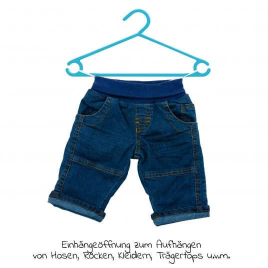 LaLoona Kleiderbügel 8er Pack - Blau 5 LaLoona Kleiderbügel 8er Pack - Blau – Bild 5