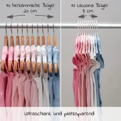 LaLoona Kleiderbügel 8er Pack - Weiß -Wohnen & Schlafen Verkäufe laloona kleiderbugel 8er pack weiss 21000 75233 d5