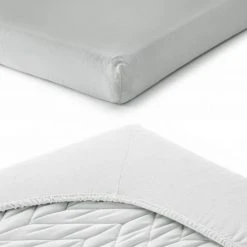 LaLoona Spannbettlaken 2er Pack für Matratzengröße 60x120 cm und 70x140 cm - Grau Weiß -Wohnen & Schlafen Verkäufe laloona spannbettlaken 2er pack fur matratzengrosse 60x120 cm und 70x140 cm grau weiss 51109 90824 d4