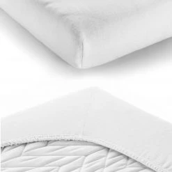 LaLoona Spannbettlaken 2er Pack für Matratzengröße 60x120 cm und 70x140 cm - Weiß 10 LaLoona Spannbettlaken 2er Pack für Matratzengröße 60x120 cm und 70x140 cm - Weiß -Wohnen & Schlafen Verkäufe laloona spannbettlaken 2er pack fur matratzengrosse 60x120 cm und 70x140 cm weiss 51107 90822 d4