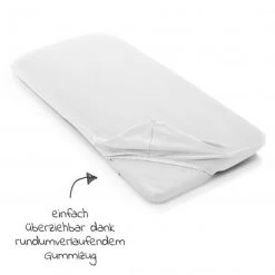 LaLoona Spannbetttuch 2er Pack für kleine Matratzen 40 x 90 cm - Weiß -Wohnen & Schlafen Verkäufe laloona spannbetttuch 2er pack fur kleine matratzen 40 x 90 cm weiss 563600 2er d3