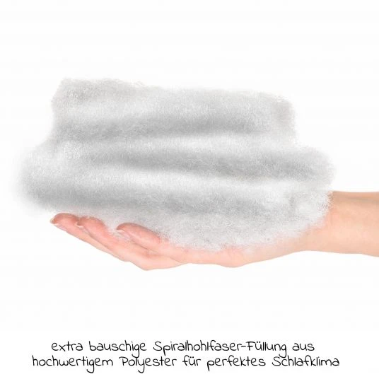 LaLoona Steppbett-Set Premium Complete 80 x 80 + 35 x 40 cm - Weiß 5 LaLoona Steppbett-Set Premium Complete 80 x 80 + 35 x 40 cm - Weiß – Bild 5