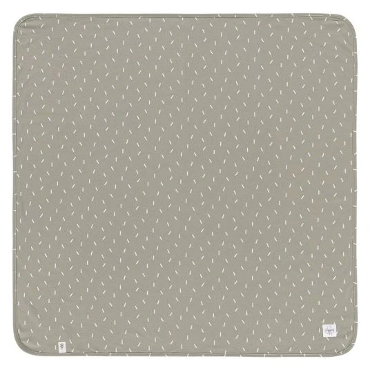 Lässig Babydecke Interlock Blanket 80 x 80 cm - Speckles Olive 2 Lässig Babydecke Interlock Blanket 80 x 80 cm - Speckles Olive – Bild 2
