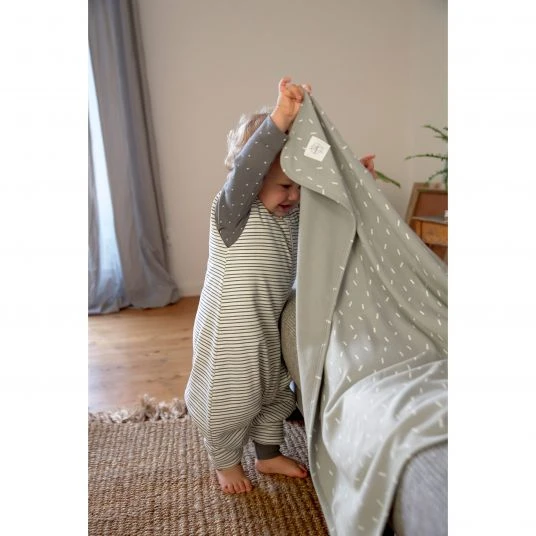 Lässig Babydecke Interlock Blanket 80 x 80 cm - Speckles Olive 6 Lässig Babydecke Interlock Blanket 80 x 80 cm - Speckles Olive – Bild 6