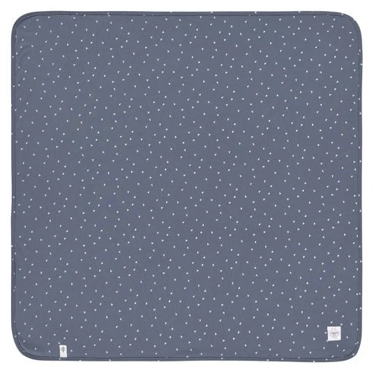 Lässig Babydecke Interlock Blanket 80 x 80 cm - Triangle Blue 2 Lässig Babydecke Interlock Blanket 80 x 80 cm - Triangle Blue – Bild 2