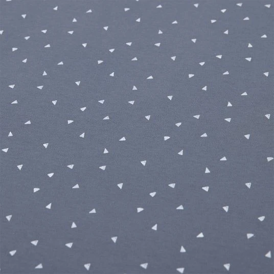 Lässig Babydecke Interlock Blanket 80 x 80 cm - Triangle Blue 3 Lässig Babydecke Interlock Blanket 80 x 80 cm - Triangle Blue – Bild 3