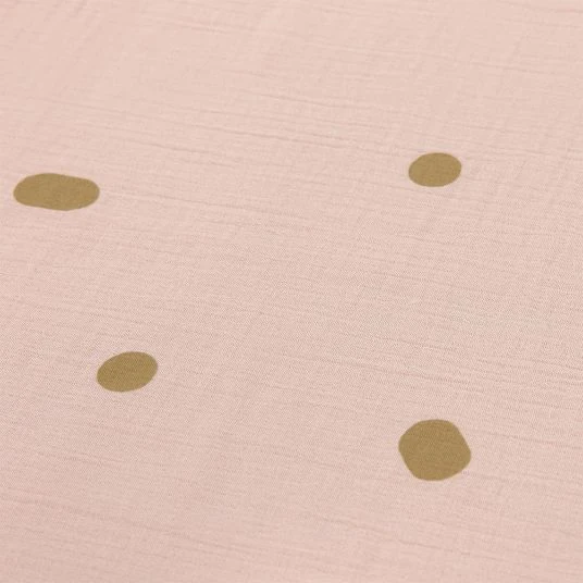 Lässig Babydecke Muselin Blanket GOTS 75 x 100 cm - Dots Powder Pink 3 Lässig Babydecke Muselin Blanket GOTS 75 x 100 cm - Dots Powder Pink – Bild 3