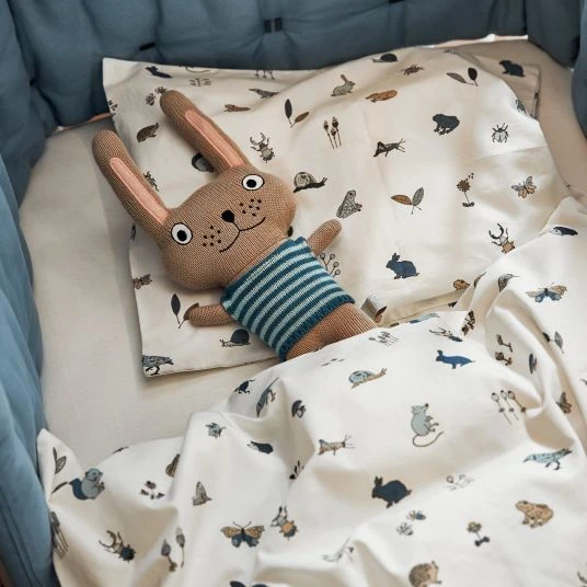 Leander Bettwäsche aus Bio-Baumwolle 100 x 135 cm / 40 x 60 cm - Dusty Blue - Kollektion 2022 4 Leander Bettwäsche aus Bio-Baumwolle 100 x 135 cm / 40 x 60 cm - Dusty Blue - Kollektion 2022 – Bild 4