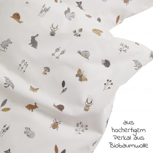 Leander Bettwäsche aus Bio-Baumwolle 100 x 135 cm / 40 x 60 cm - Dusty Cappuccino - Kollektion 2022 2 Leander Bettwäsche aus Bio-Baumwolle 100 x 135 cm / 40 x 60 cm - Dusty Cappuccino - Kollektion 2022 – Bild 2