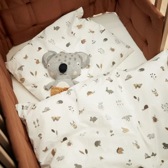 Leander Bettwäsche aus Bio-Baumwolle 100 x 135 cm / 40 x 60 cm - Dusty Cappuccino - Kollektion 2022 4 Leander Bettwäsche aus Bio-Baumwolle 100 x 135 cm / 40 x 60 cm - Dusty Cappuccino - Kollektion 2022 – Bild 4