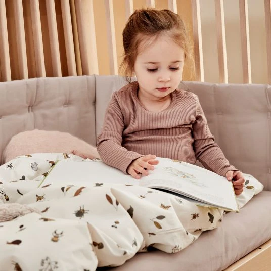 Leander Bettwäsche aus Bio-Baumwolle 100 x 135 cm / 40 x 60 cm - Dusty Cappuccino - Kollektion 2022 5 Leander Bettwäsche aus Bio-Baumwolle 100 x 135 cm / 40 x 60 cm - Dusty Cappuccino - Kollektion 2022 – Bild 5