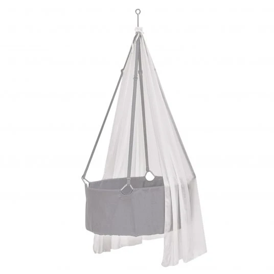 Leander Himmel aus Baumwoll-Voile für Wiege Classic - Weiß - Kollektion 2022 1 Leander Himmel aus Baumwoll-Voile für Wiege Classic - Weiß - Kollektion 2022