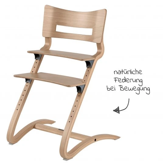 Leander Hochstuhl Classic stabil, individuell einstellbar, mitwachsend - Natur - Kollektion 2022 2 Leander Hochstuhl Classic stabil, individuell einstellbar, mitwachsend - Natur - Kollektion 2022 – Bild 2