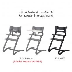Leander Hochstuhl Classic stabil, individuell einstellbar, mitwachsend - Schwarz - Kollektion 2022 -Wohnen & Schlafen Verkäufe leander hochstuhl classic stabil individuell einstellbar mitwachsend schwarz 300000 02 d3