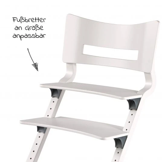 Leander Hochstuhl-Set 6-tlg. Classic inkl. Bügel, Tablett, Ledergurt, Sicherheitsgurt & Sitzkissen - Weiß - Kollektion 2022 5 Leander Hochstuhl-Set 6-tlg. Classic inkl. Bügel, Tablett, Ledergurt, Sicherheitsgurt & Sitzkissen - Weiß - Kollektion 2022 – Bild 5