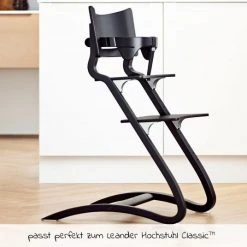 Leander Ledergurt für Sicherheitsbügel für Hochstuhl Classic - Schwarz - Kollektion 2022 -Wohnen & Schlafen Verkäufe leander ledergurt fur sicherheitsbugel fur hochstuhl classic schwarz 305621 02 d2