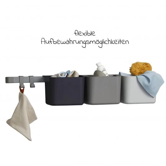 Leander Organisationselemente 3 er Pack mit 1 langen Schiene - Dusty Grey - Kollektion 2022 3 Leander Organisationselemente 3 er Pack mit 1 langen Schiene - Dusty Grey - Kollektion 2022 – Bild 3
