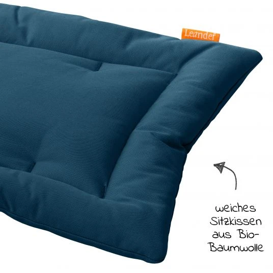 Leander Sitzkissen für Hochstuhl Classic - Dark Blue - Kollektion 2022 2 Leander Sitzkissen für Hochstuhl Classic - Dark Blue - Kollektion 2022 – Bild 2