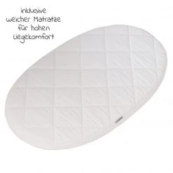 Leander Wiege Classic inkl. Matratze & Deckenhaken - Weiß - Kollektion 2022 -Wohnen & Schlafen Verkäufe leander wiege classic inkl matratze deckenhaken weiss 100041 d2