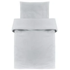 Makian Bettwäsche 80 x 80 cm - Uni - Grau