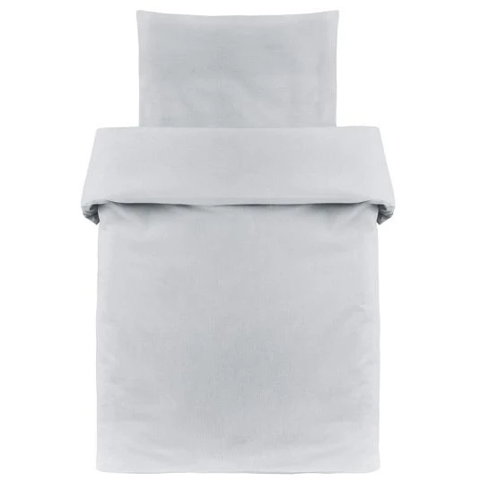 Makian Bettwäsche 80 x 80 cm - Uni - Grau 1 Makian Bettwäsche 80 x 80 cm - Uni - Grau