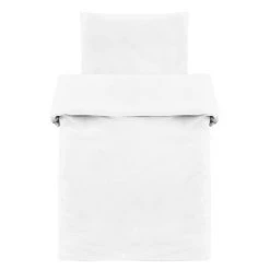 Makian Bettwäsche 80 x 80 cm - Uni Weiß