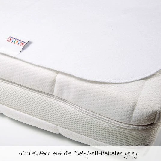 Makian Wasserdichte Betteinlage / Matratzenauflage - Molton 50 x 70 cm 2 Makian Wasserdichte Betteinlage / Matratzenauflage - Molton 50 x 70 cm – Bild 2